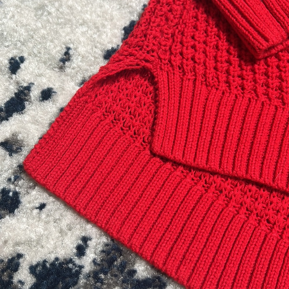 Red Knit Sweater - Picture 5 of 7